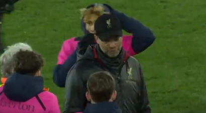 Jurgen Klopp sarcastically applauded by Everton ballboy after goalless Merseyside Derby