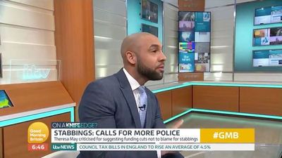 GMB weatherman Alex Beresford interrupts debate with impassioned speech on knife crime epidemic