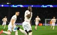 Romelu Lukaku turned towards Di Maria immediately after Manchester United’s late goal