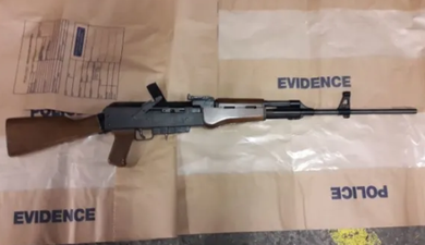 Pensioner among two men arrested after assault rifle seized by police in south London