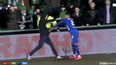 Hibernian fan confronts Rangers’ James Tavernier