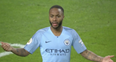 Watford players complain as referee overrules offside call on Raheem Sterling goal