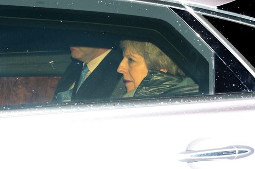 Theresa May ahead of the Brexit vote at the House of Commons on her withdrawal agreement