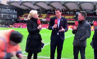 Stealthy Watford steward almost makes it past BT Sport cameras unnoticed