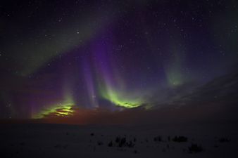 The Northern Lights could be visible in the UK this weekend