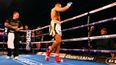 Tyson Fury watches on as younger brother, Tommy, scores first stoppage of professional career