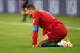 Cristiano Ronaldo forced off with injury during Portugal match against Serbia