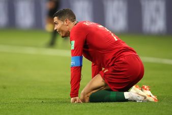 Cristiano Ronaldo forced off with injury during Portugal match against Serbia