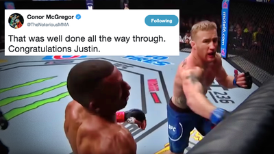 Conor McGregor in awe of stunning Justin Gaethje knockout