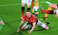 Phil Jones produces the gurn to end all gurns during Manchester United’s defeat to Wolves