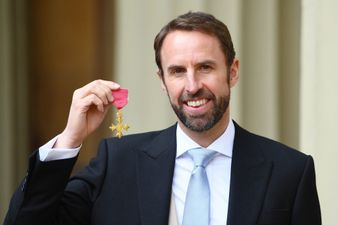 Gareth Southgate receives OBE for leading England’s unforgettable World Cup summer