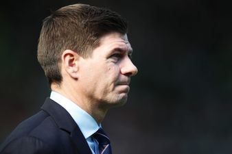 Celtic fans troll Steven Gerrard with banner during draw with Livingston