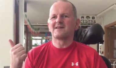 Sean Cox thanks public for their support as he continues his recovery