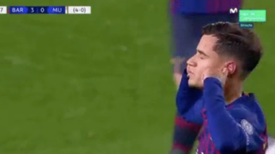 Philippe Coutinho sent a message to his own fans with his celebration against Manchester United