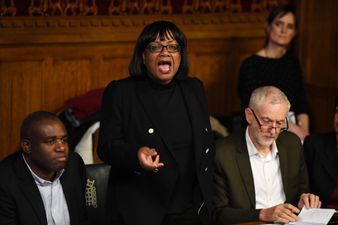 Diane Abbott apologises for drinking can of mojito on London Overground