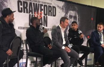 Amir Khan accused of taking ‘a way out’ after Terence Crawford low blow