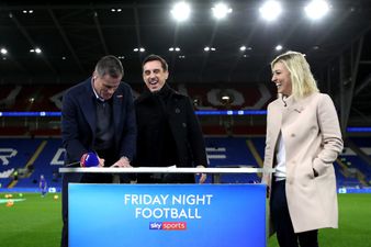 Kelly Cates brilliantly recreates that awkward Jamie Carragher and Gary Neville video