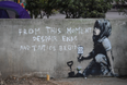 Suspected Banksy artwork discovered at Extinction Rebellion site in Marble Arch