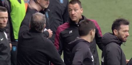 Marcelo Bielsa and John Terry square up after controversial goal at Elland Road