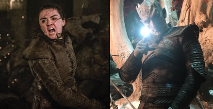 Maisie Williams has perfect social media reaction to Arya / Night King moment