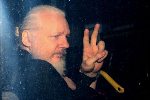 Julian Assange is arrested by police