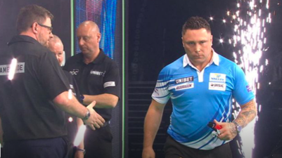 Gerwyn Price criticised for bizarre behaviour in defeat to James Wade