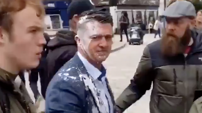 ‘I’m getting death threats,’ says the man who threw milkshake on Tommy Robinson