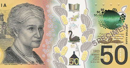 Australia prints typo on 46 million $50 notes