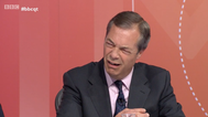 Nigel Farage tells Question Time Leave was a vote for no deal, not Norway, despite video of him arguing opposite