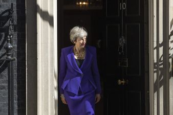 Theresa May adds kicking a football to the list of things she can’t do like a normal person