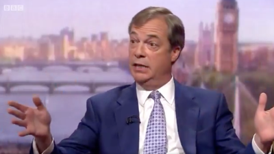 Nigel Farage explodes into raging anti-BBC rant on Andrew Marr Show