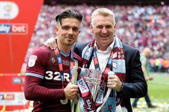 Jack Grealish cuts head open during Play-Off Final trophy lift