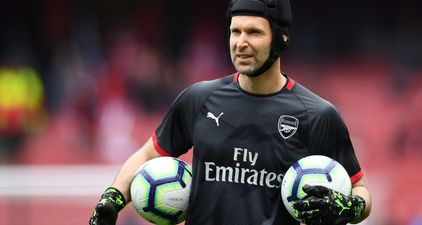 Petr Cech shuts down fan who questions his prediction for Europa League final