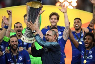 Maurizio Sarri pulls out massive cigar immediately after Europa League win