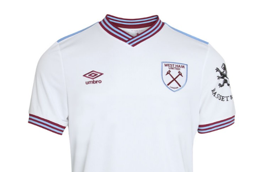 west ham away shirt