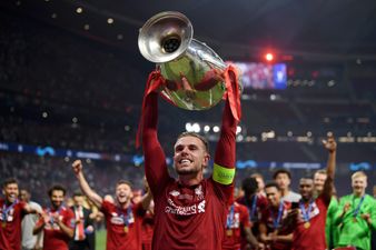 Tearful Jordan Henderson and Jurgen Klopp share beautiful moment after Champions League win