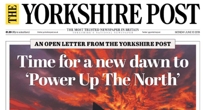 Thirty northern newspapers unite to call for ‘revolution’ to combat ‘regional inequalities’