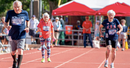 103-year-old woman sets new record for 50 metre sprint