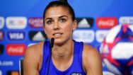 Alex Morgan: ‘You see men celebrating all around the world, grabbing their sacks or whatever’