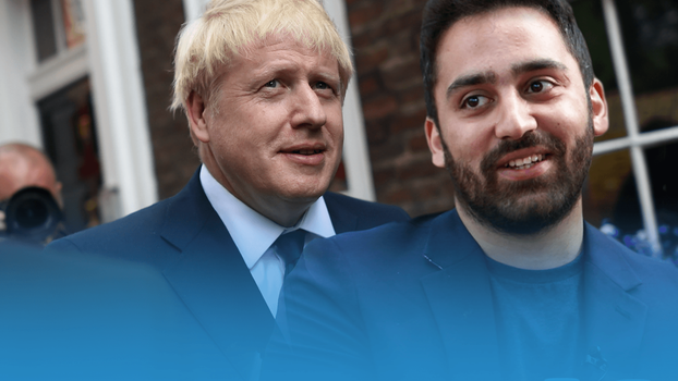 Boris Johnson and Ali Milani