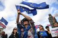 Leave and Remain supporters clash outside Westminster