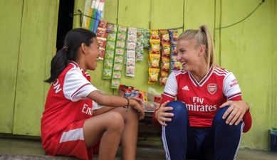 Arsenal team up with Save The Children to provide football coaching for Indonesian girls