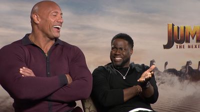 The Rock and Kevin Hart debate the merits of being tall and short