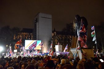 Over and out – Brexiteers celebrate Brexit Day in Parliament Square