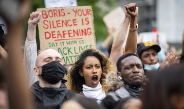 Thousands march in London for Black Lives Matter