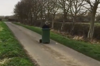 Behold the world’s fastest wheelie bin