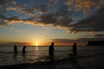 People are swimming in rivers polluted with sewage