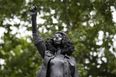 Black Lives Matter protester statue replaces slave trader Edward Colston on plinth