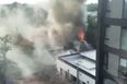 Cadbury Club engulfed in blaze as smoke spreads over Birmingham