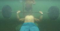 Russian man sets new ‘underwater bench press’ world record